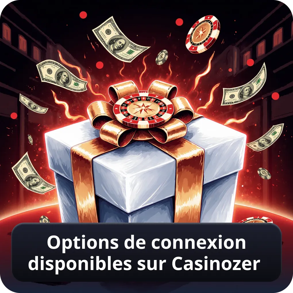 Options de Connexion Disponibles sur Casinozer