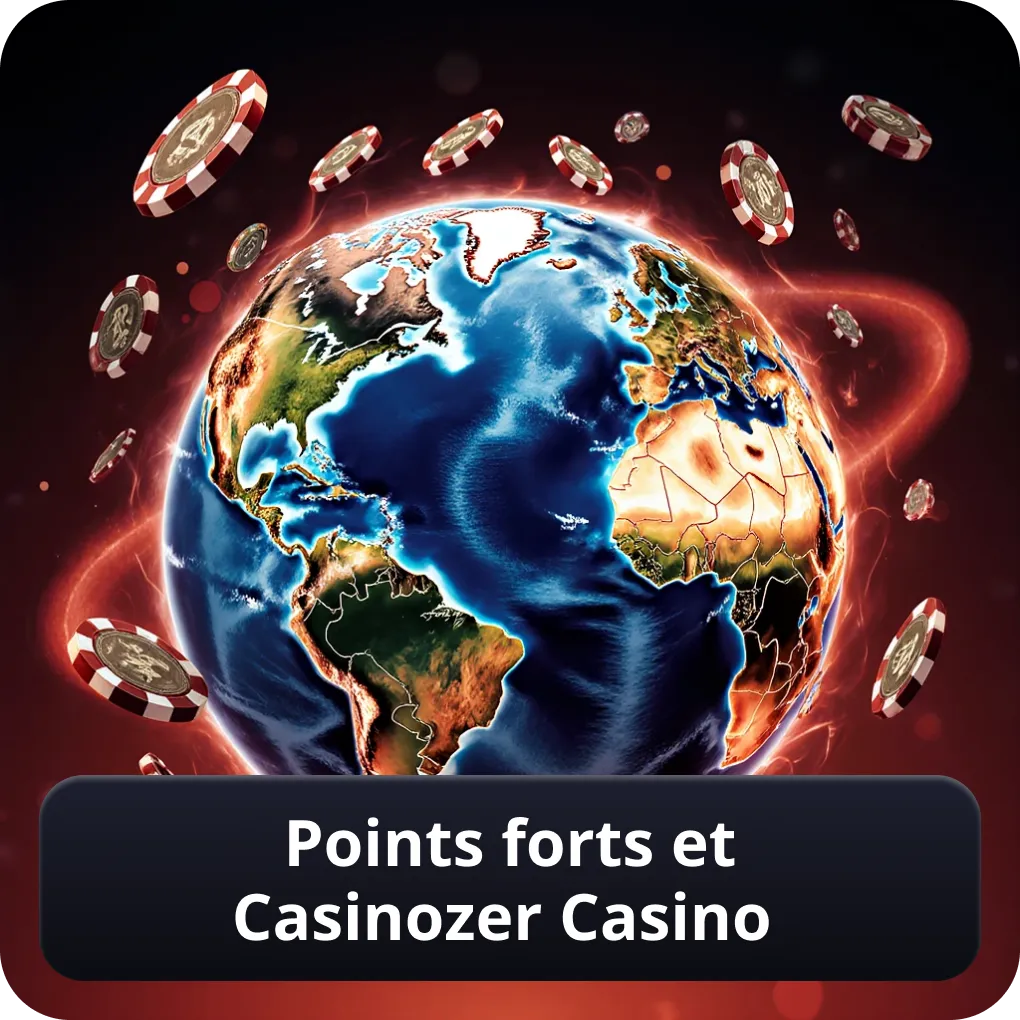 Points Forts et Casinozer Casino